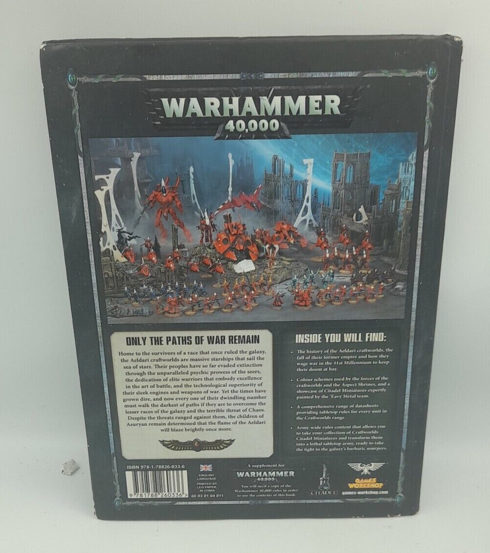 Games Workshop Warhammer 40k Craftworlds Codex