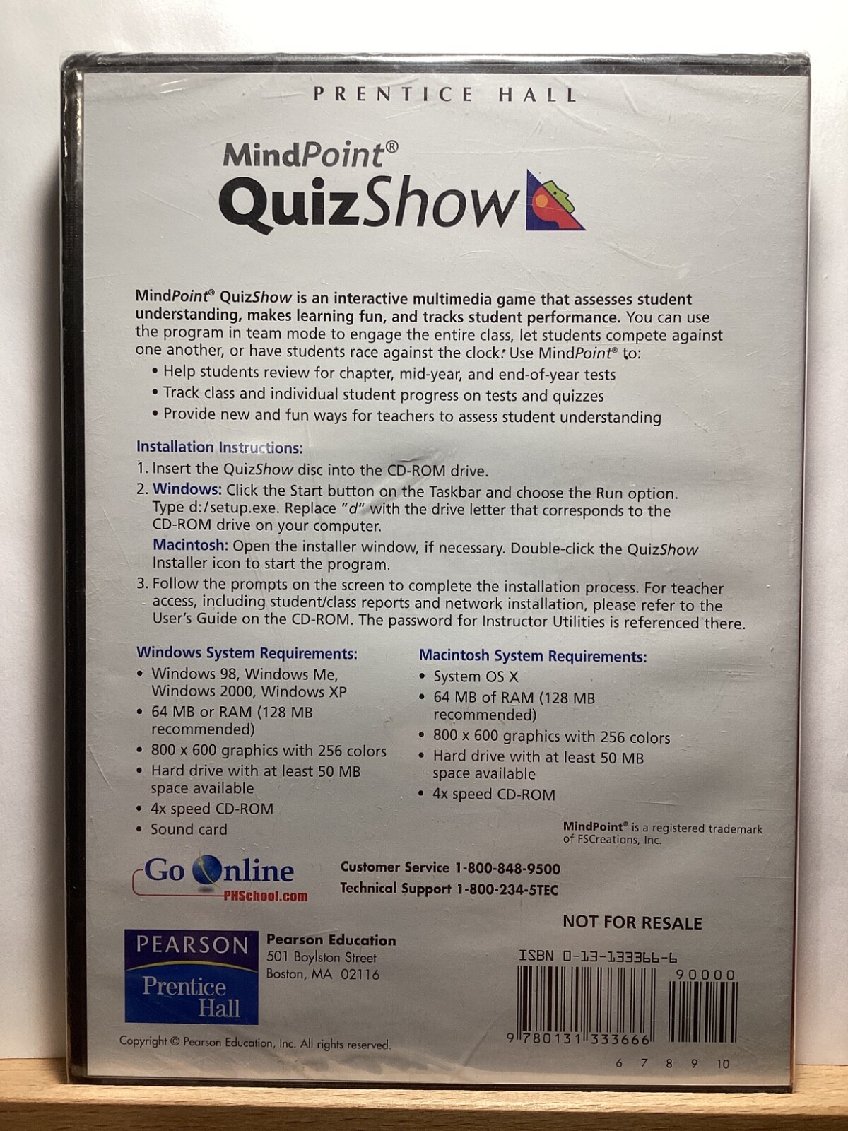 Prentice Hall Mind Point Quiz Show; World History (Pearson Education)