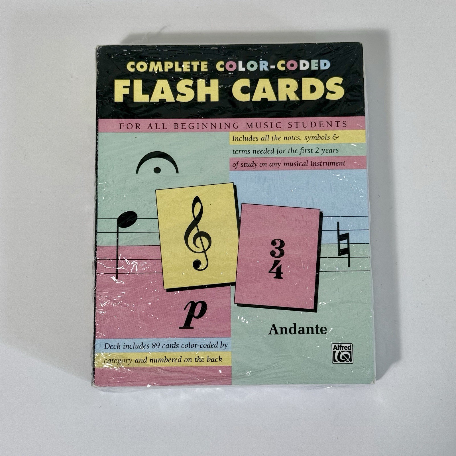 Complete Color-Coded Flash Cards for All Beginning Music Students