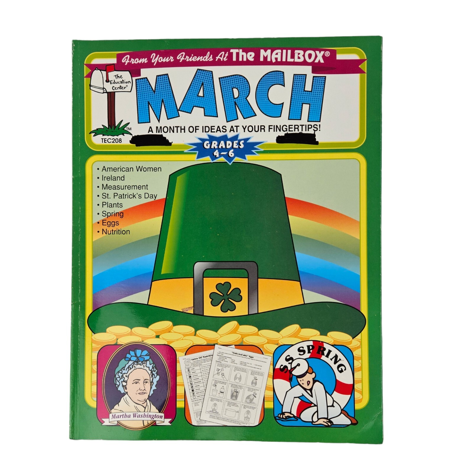 March A Month of Ideas At Your FIngertips Mailbox Magazine Grades 4-6 TEC208