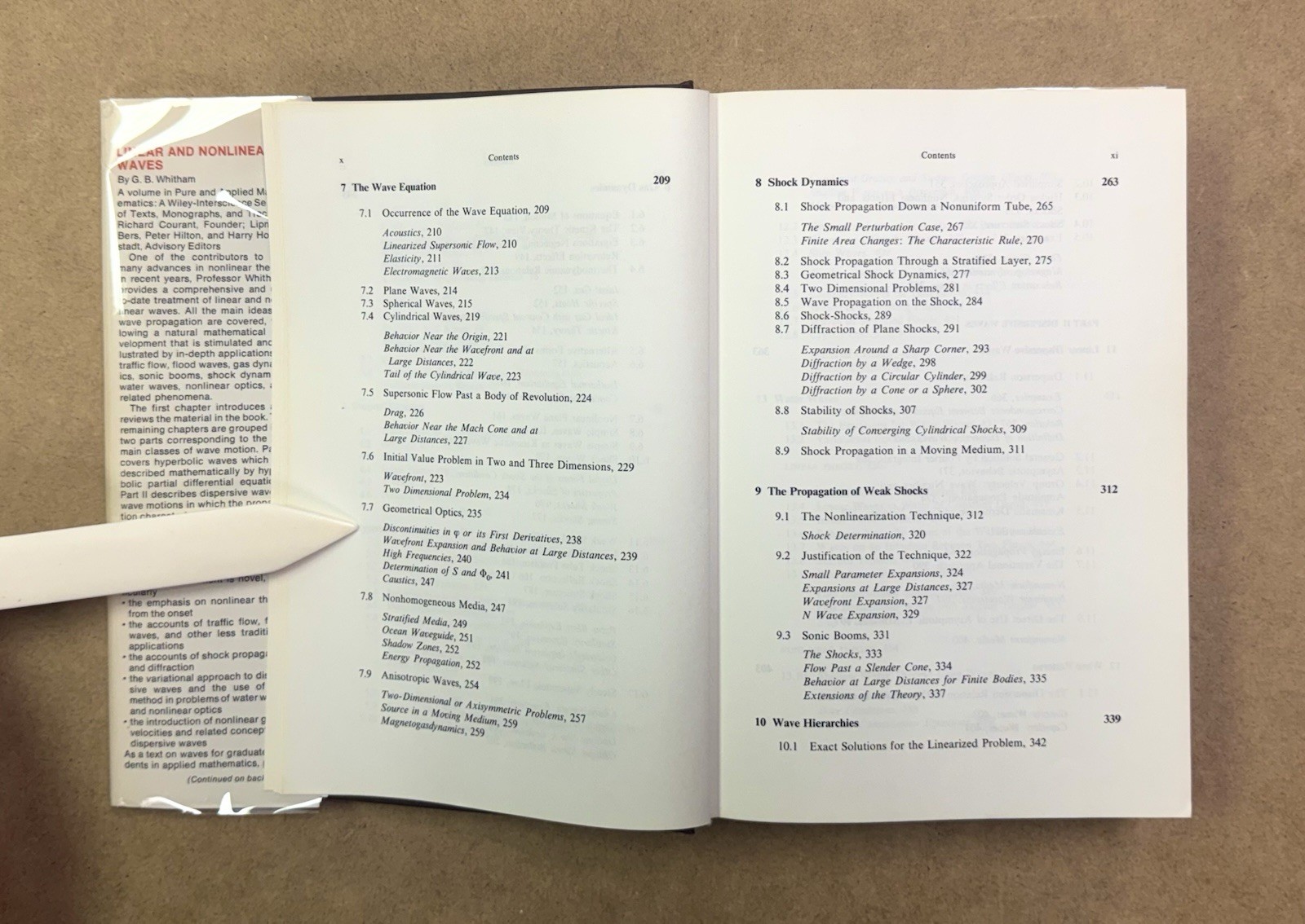 LANL Explosives Expert Copy! Linear & Nonlinear Waves by Whitham 1974 HCDJVG