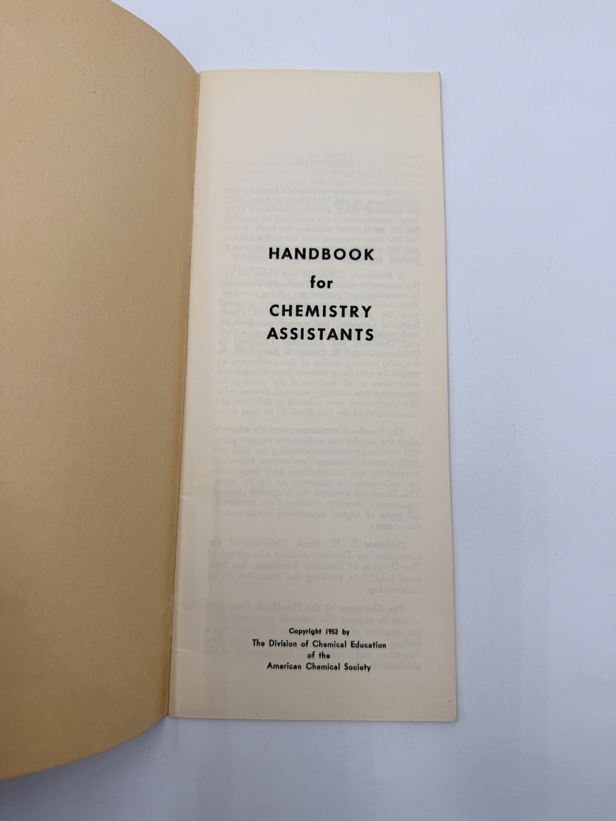 Vintage 1967 Organic Chemistry Second Edition + Handbook For Chemistry Assistant