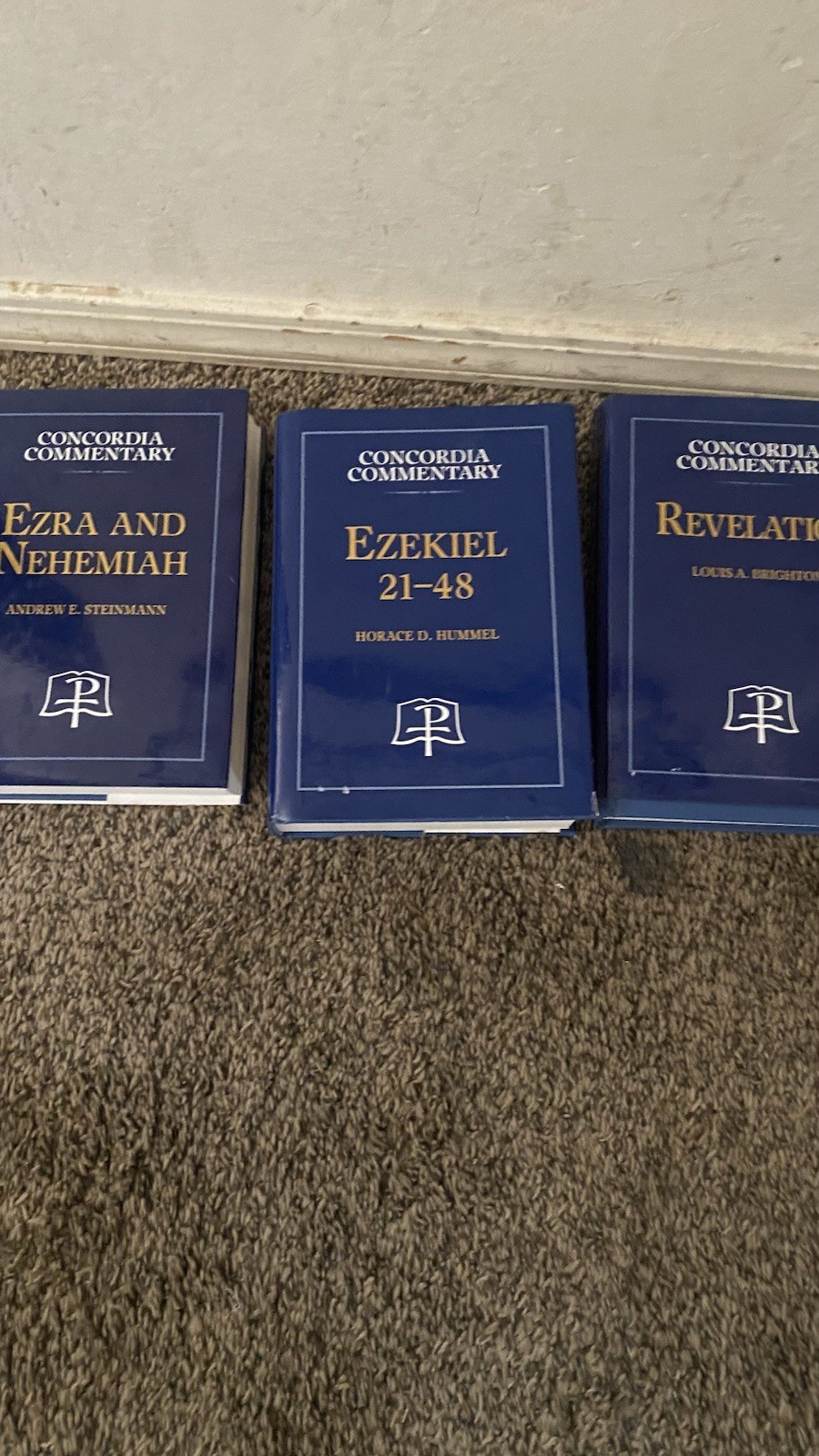 Concordia Commentary 3 LOT Revelations, Ezra/ Nehemiah , Ezekil 21-48.