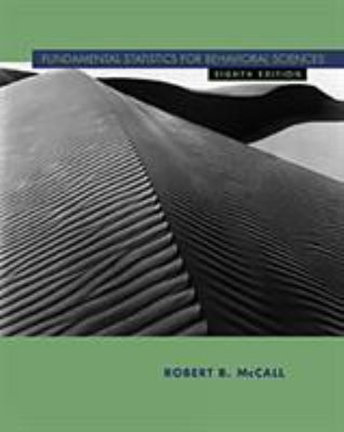 Fundamental Statistics for Behavioral Sciences Hardcover Robert B