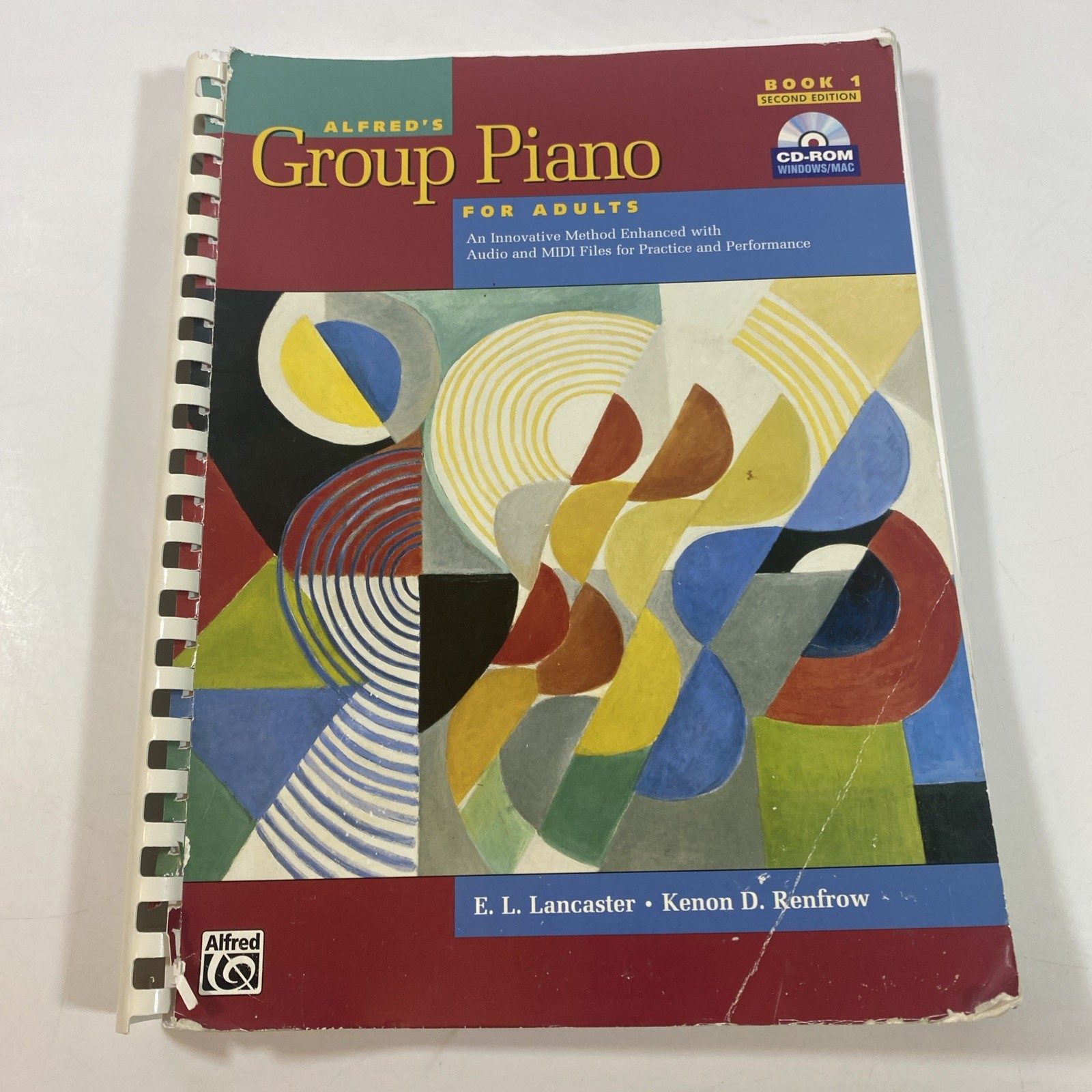 Alfred’s Group Piano for Adults Book 1 (Second Edition) Paperback with CD