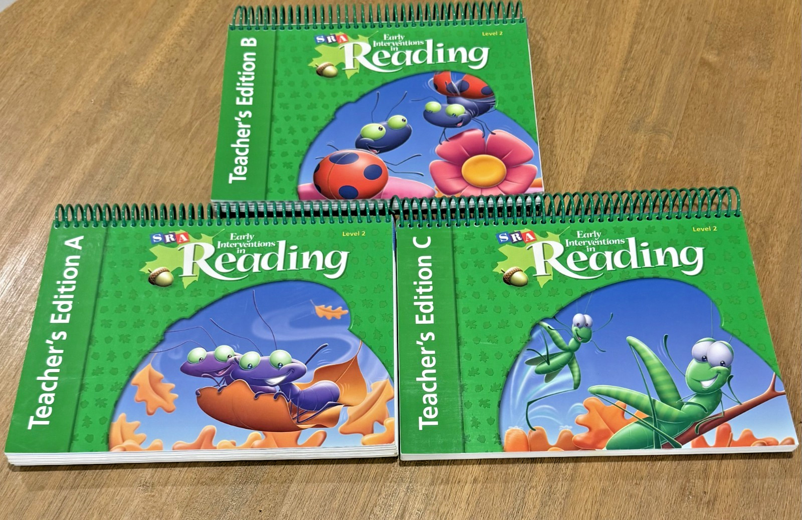 SRA Early Interventions In Reading By Patricia Mathes Teachers Editions A, B & C