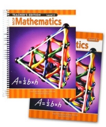 Grade 5 MCP Mathematics Level E Math Homeschool Bundle Student Teacher Edition