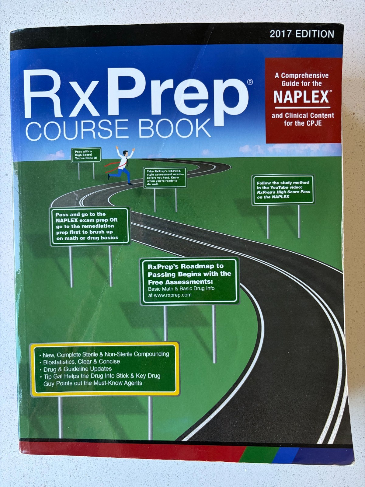 RxPrep’s 2017 Course Book for the NAPLEX and Clinical Content for the CPJE by Rx