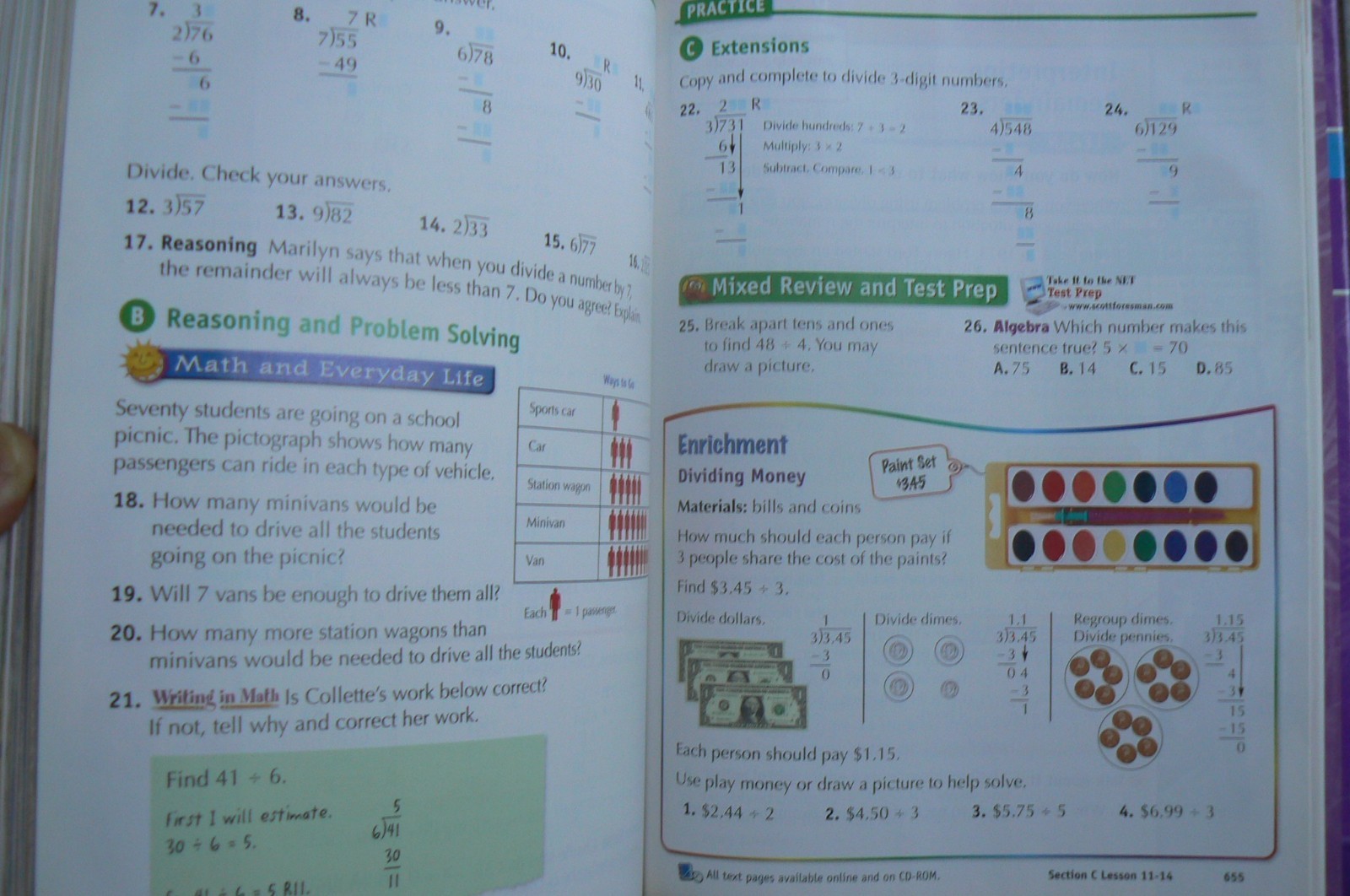 Scott Foresman MATH, gr.3/3rd text 2008 Diamond Edition LN!
