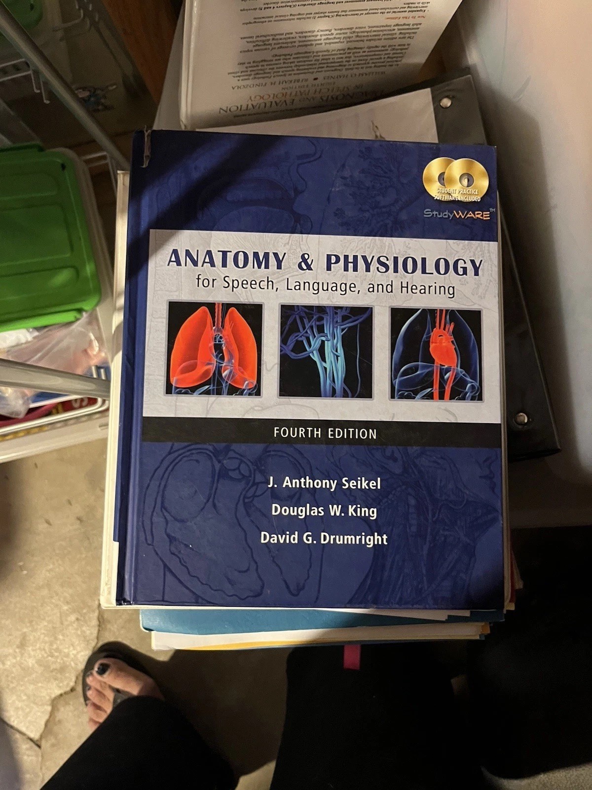 Anatomy & Physiology for Speech, Language, and Hearing 4th Ed Hardcover CD-ROM