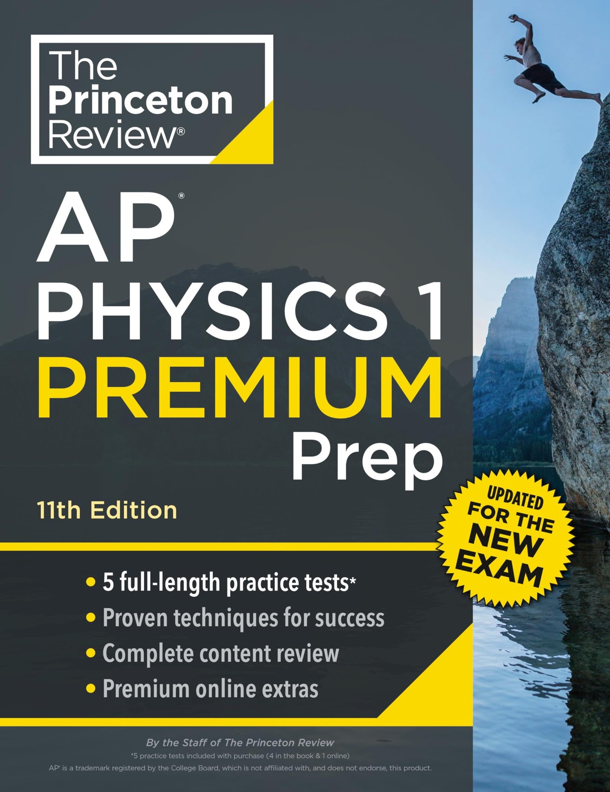 Princeton Review AP Physics 1 Premium Prep, 11th Edition: 5 Practice Tests +…