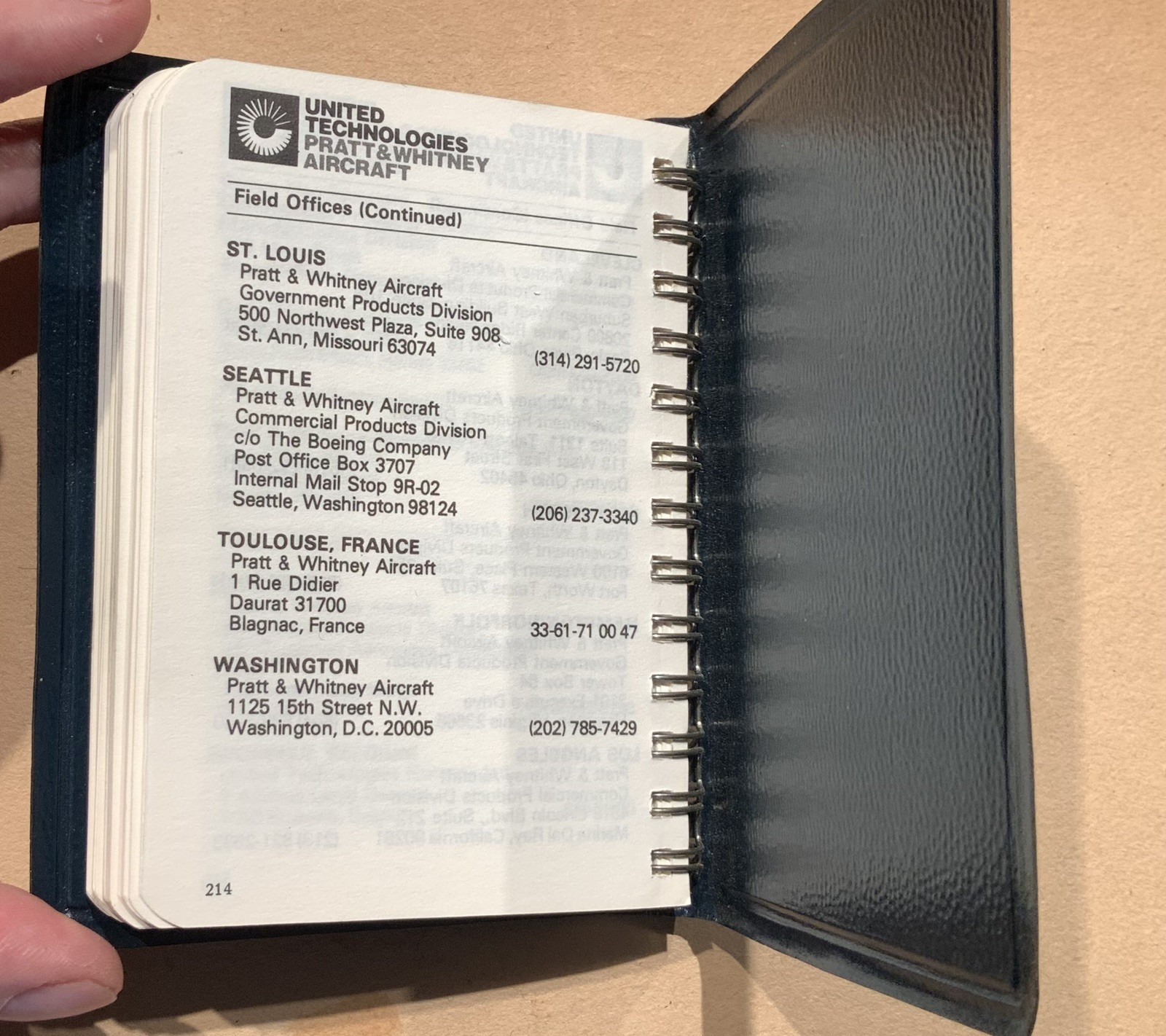 Aeronautical Vestpocket Handbook United Technologies 19th Edition 1981
