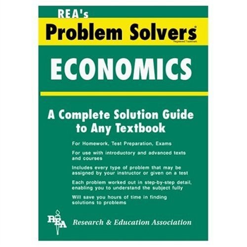 Economics (Problem Solvers) by Editors of Rea Paperback / softback Book The Fast
