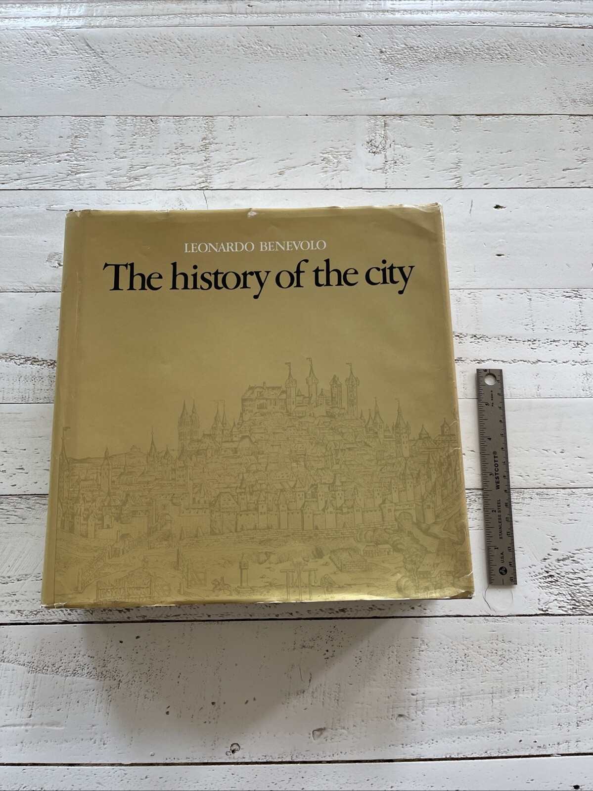 The History of the City by Leonardo Benevolo (1988 4th Printing, HC w/ DJ)