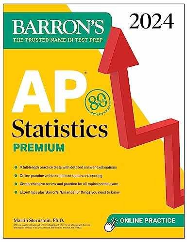 AP Statistics Premium, – Paperback, by Sternstein Ph.D. Martin – Acceptable