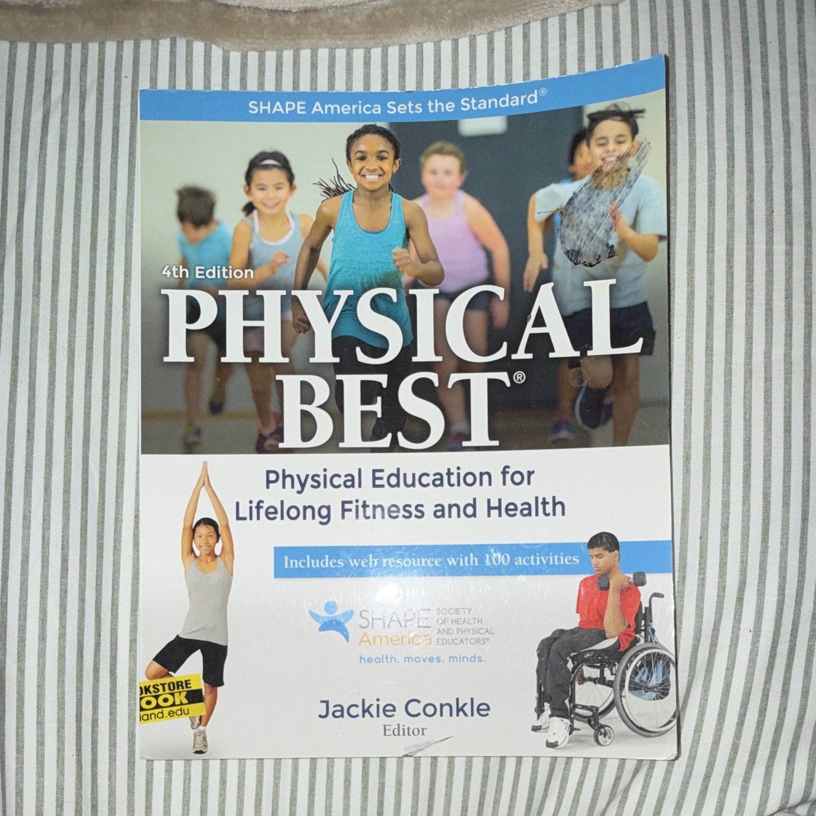 Human Kinetics Physical Best 4th Ed Jackie Conkle PE Fitness Paperback 2017