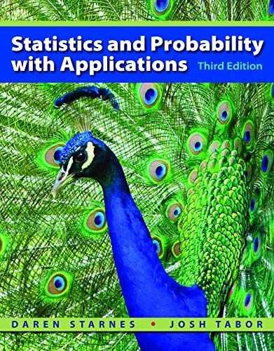 Statistics and Probability – Hardcover, by Starnes Daren; Tabor – Very Good w