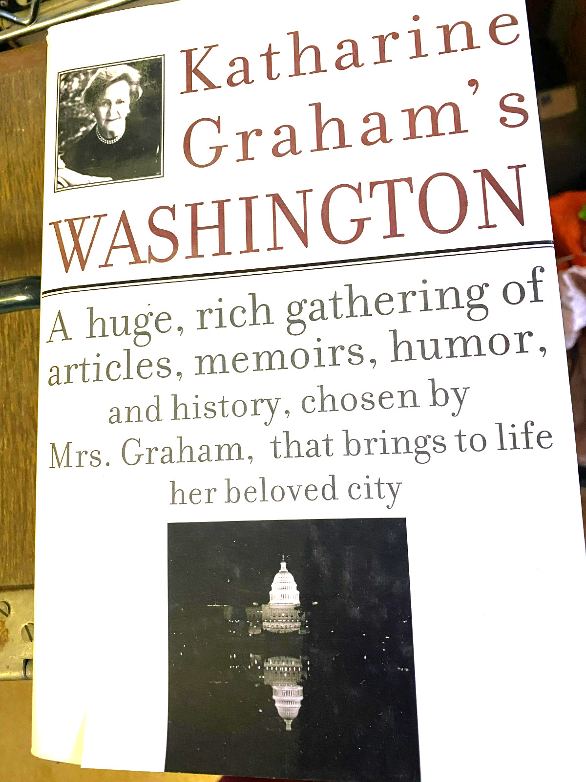 RARE! Katharine Graham’s Washington by Katharine Graham (2002, Hardcover) FINE