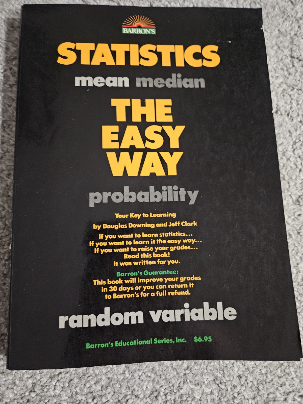 Statistics The Easy Way: Mean Median Probability Random Variable Barron’s…