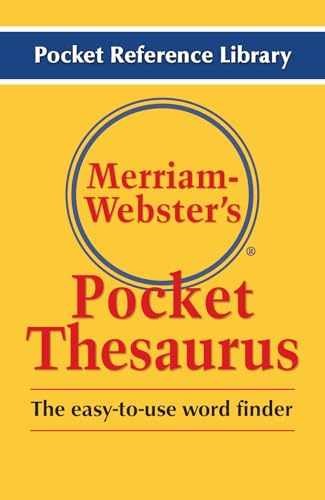 Merriam-Webster’s Pocket – Pocket Book, by Merriam-Webster – Very Good