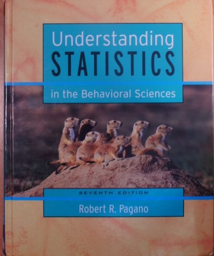 Understanding Statistics in the Behavioral Scie… by Pagano, Robert R. Hardback