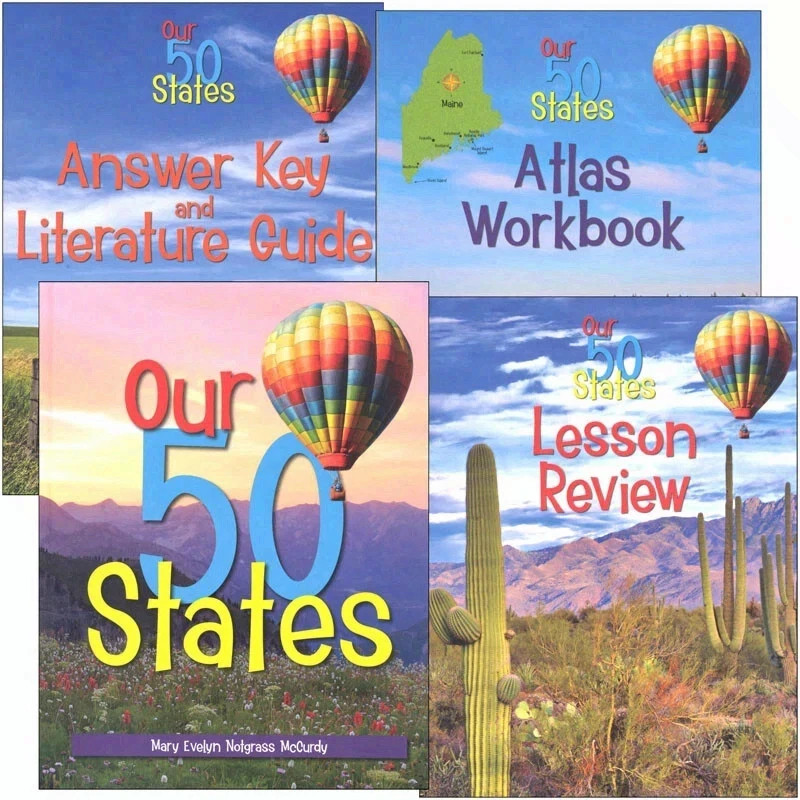Notgrass Our 50 States Complete Elementary U.S. Geography Curriculum – NEW 2020
