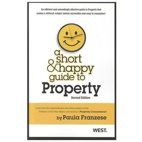 A Short & Happy Guide to Property (Short & – Paperback, by Franzese Paula – Good