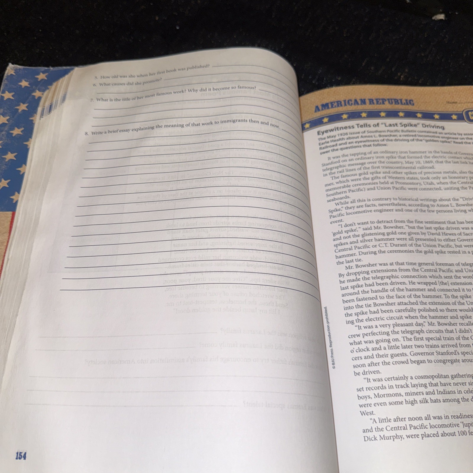 The American Republic BJU Press Third 3rd Edition Student Teacher Books 1 & 2