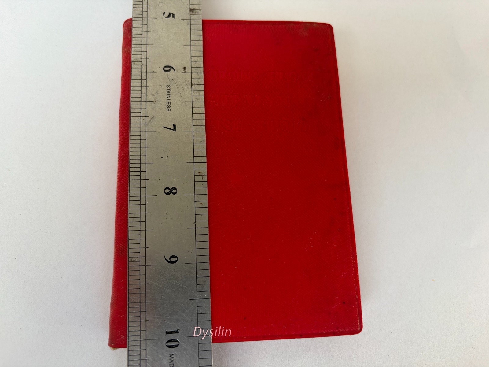 Full Edition Quotations From Chairman Mao Tse-Tung Little Red Book English O