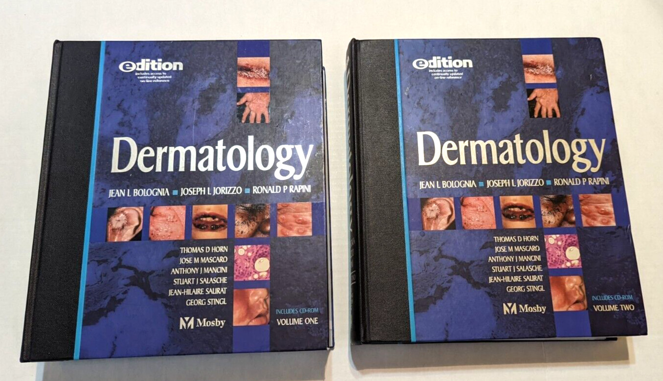 Dermatology Medical Text – 2 Volume Set, Jean Bologinia 2003
