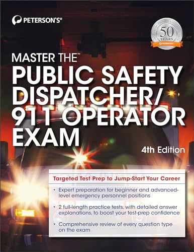 Master the Public Safety Dispatcher/911 – Paperback, by Peterson’s – Very Good