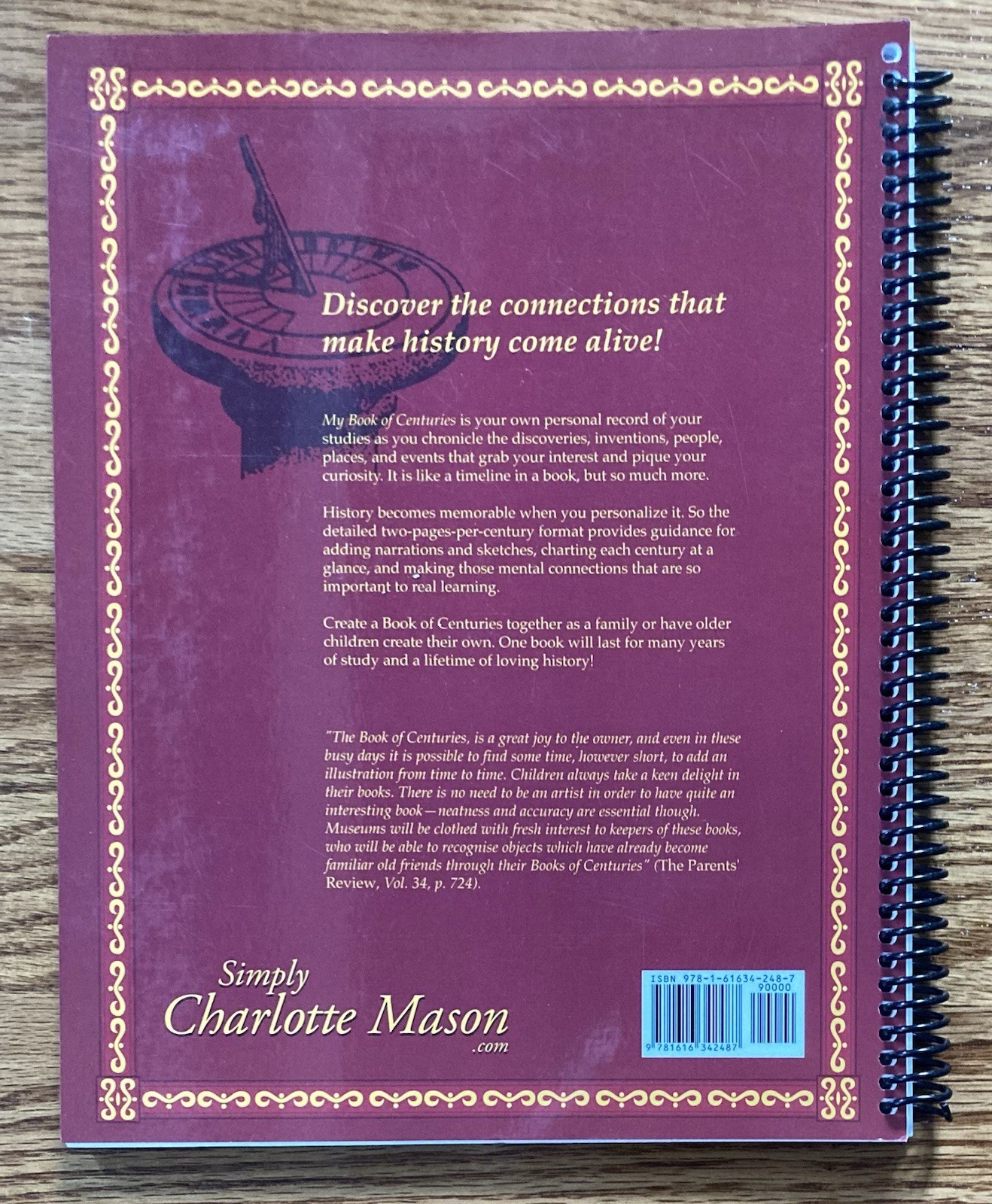 Simply Charlotte Mason Presents My Book of Centuries Second Edition