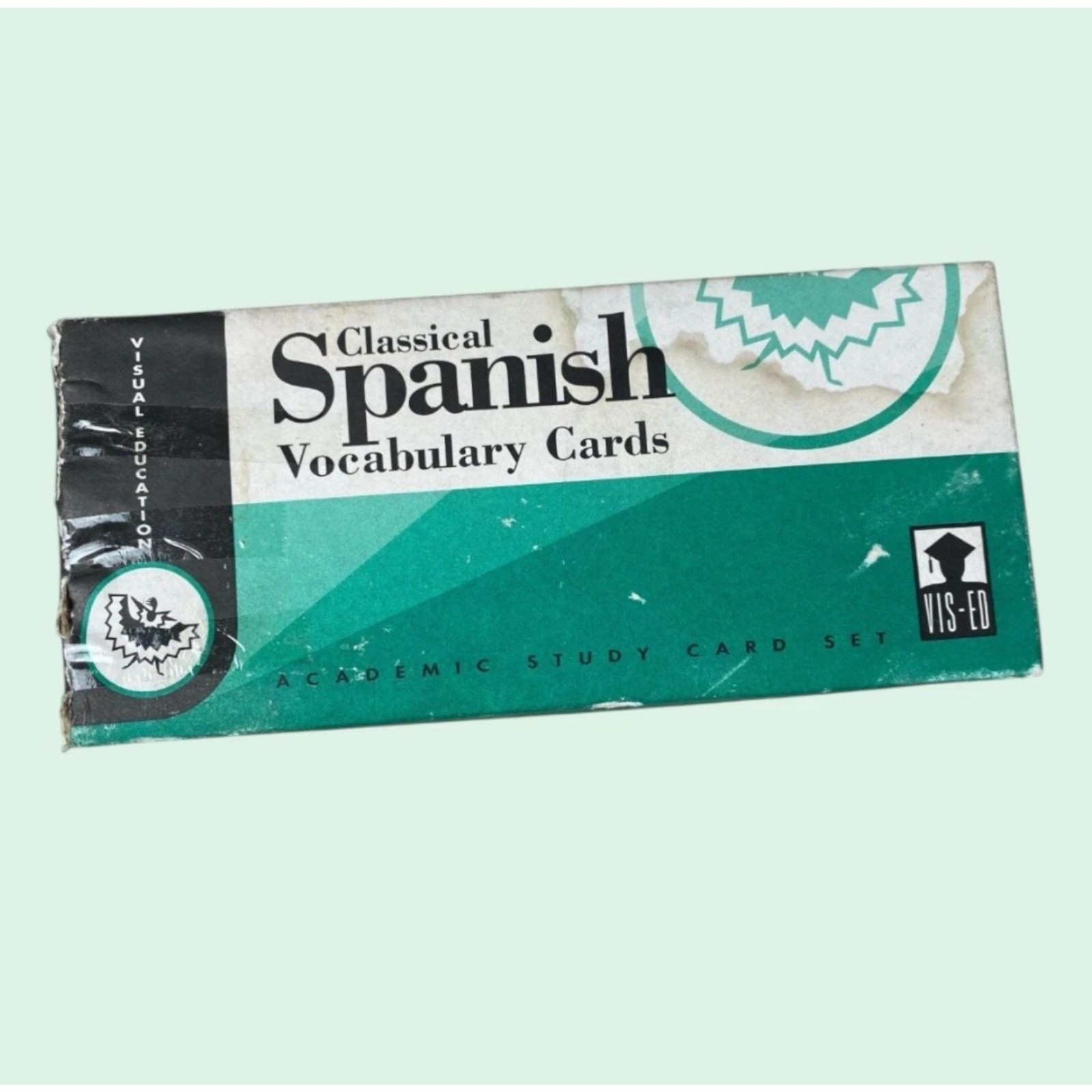 VTG Vis-Ed Spanish Bilingual English Vocabulary Cards Classical 1000 Flash Cards