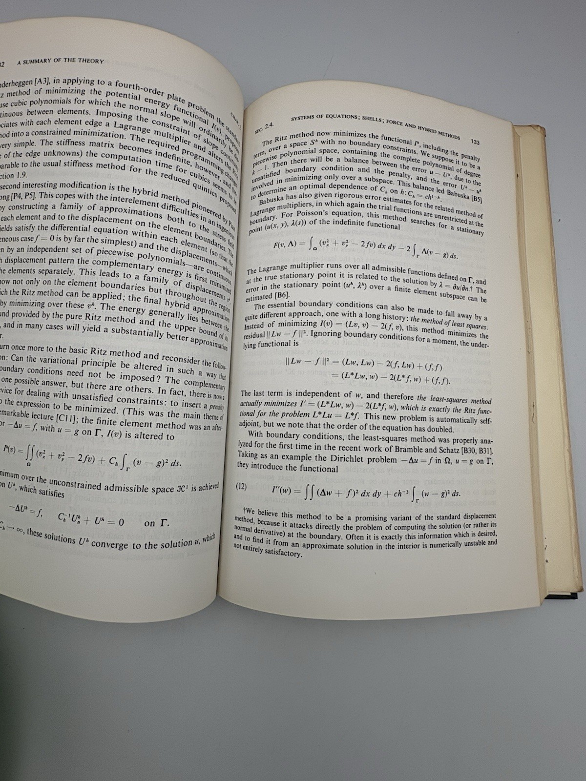 AN ANALYSIS OF THE FINITE ELEMENT METHOD (1973) By Gilbert Strang HC DJ