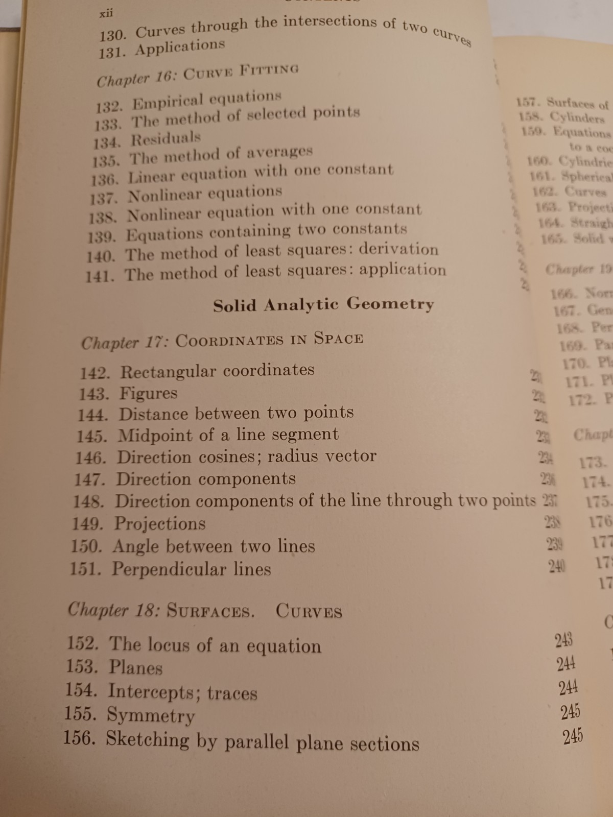 Analytic Geometry by Love & Rainville – 5th Edition 1st Printing 1955 Hardcover