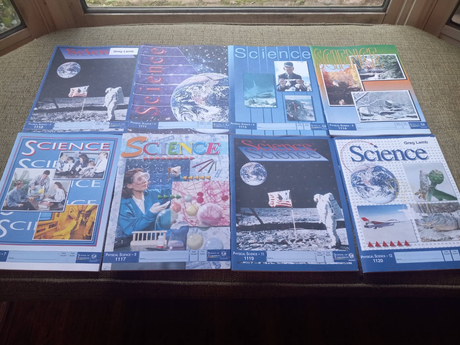 ACE Paces School of Tomorrow Science Student Workbooklets Lot of 8 New!!!!