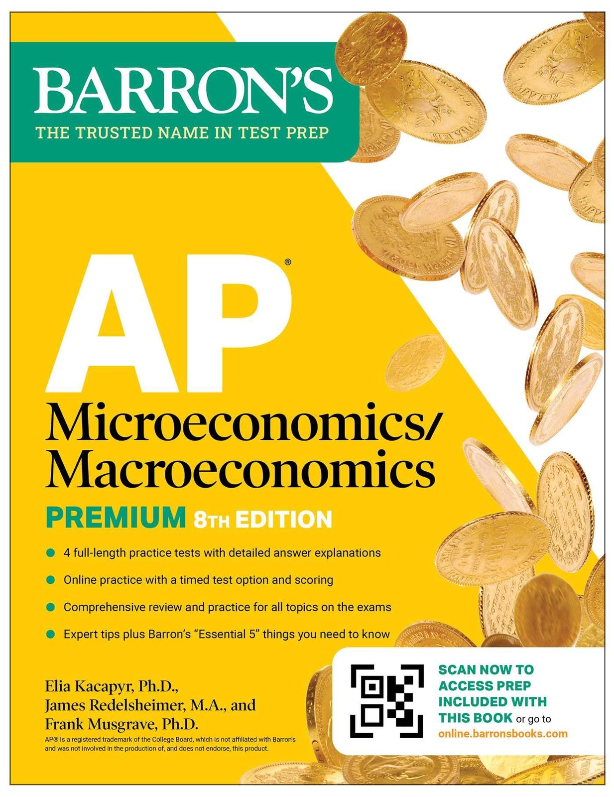 AP Microeconomics/Macroeconomics Premium, Eighth Edition: Prep Book with 4 P…