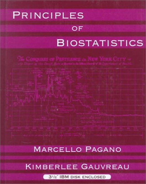 Principles of Biostatistics with Disk Hardcover Robert R. Pagano