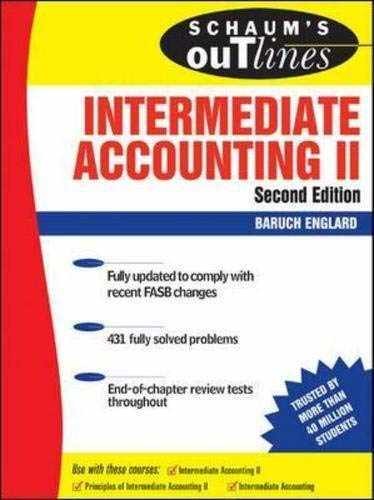 Schaum’s Outline of Intermediate – Paperback, by Englard Baruch – Acceptable