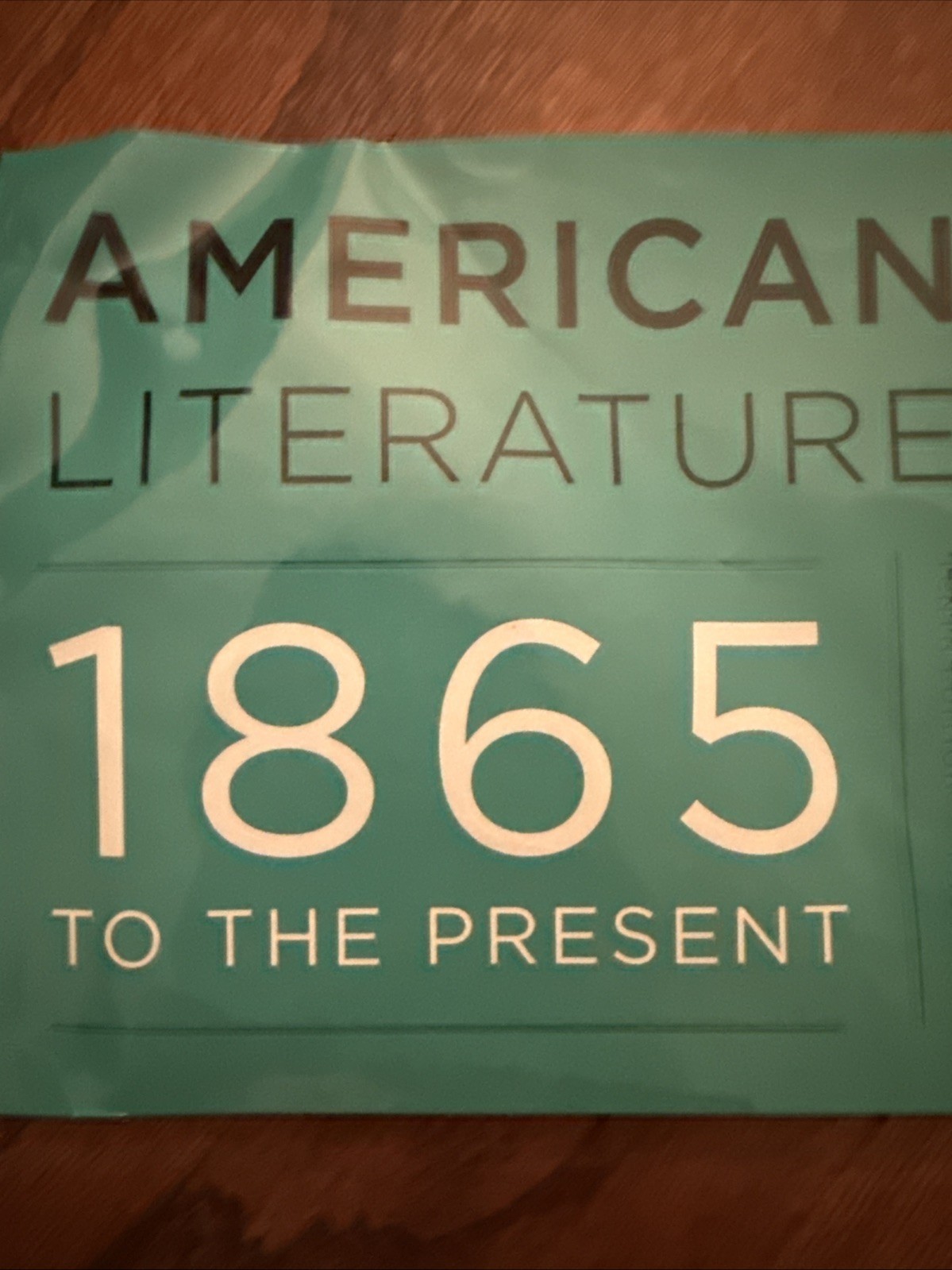 American Literature- Norton Anthology 1865- Present Set- Bent But Never Used