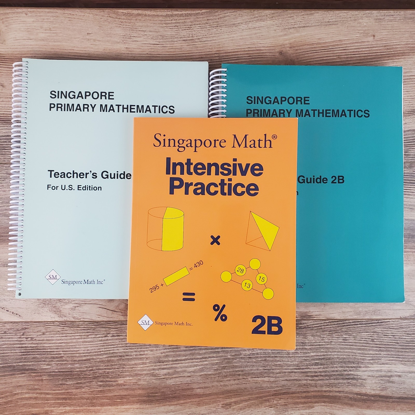 Singapore Primary Mathematics 2A 2B Teacher’s Guides & Intensive Practice 2B