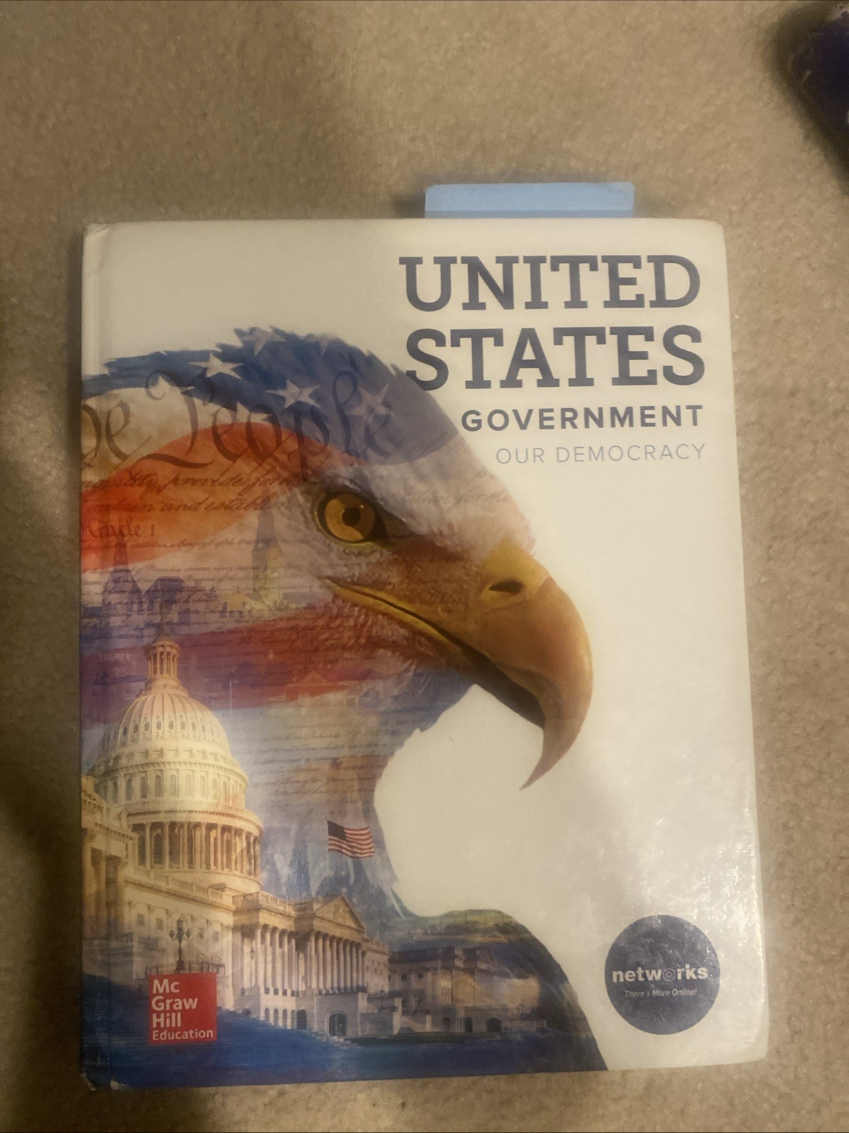 United States Government Our Democracy Hardcover Book McGraw-Hill 2018
