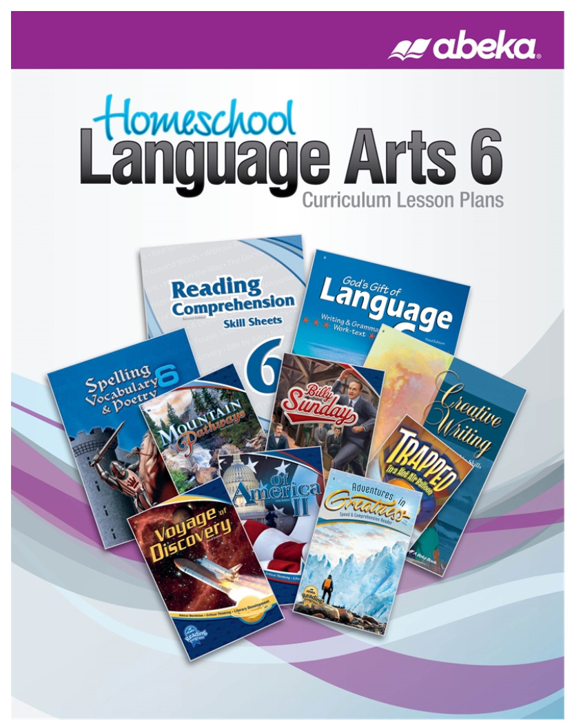 NEW Abeka Language Arts 6 Curriculum Lesson Plans homeschool parent 6th Grade