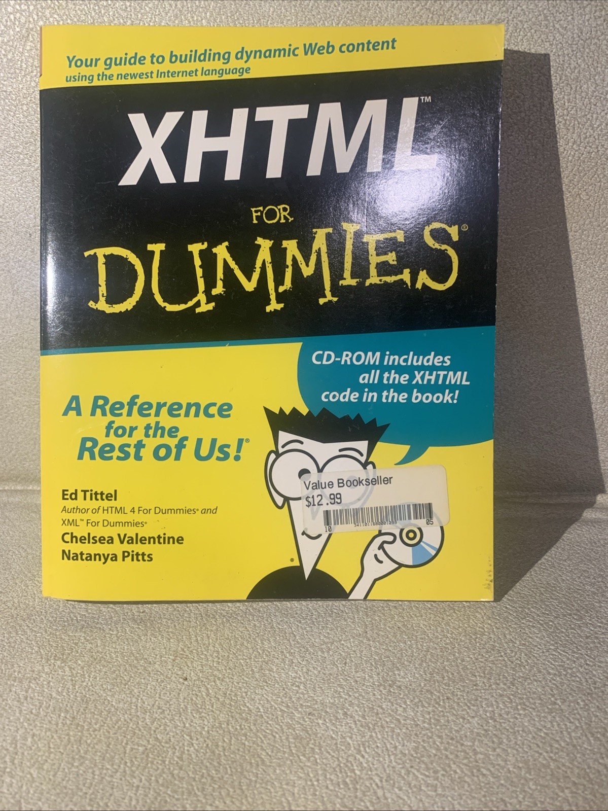 XHTML for Dummies [With CDROM] by Tittel, Ed