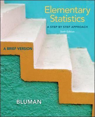 Elementary Statistics by Bluman, Allan G.