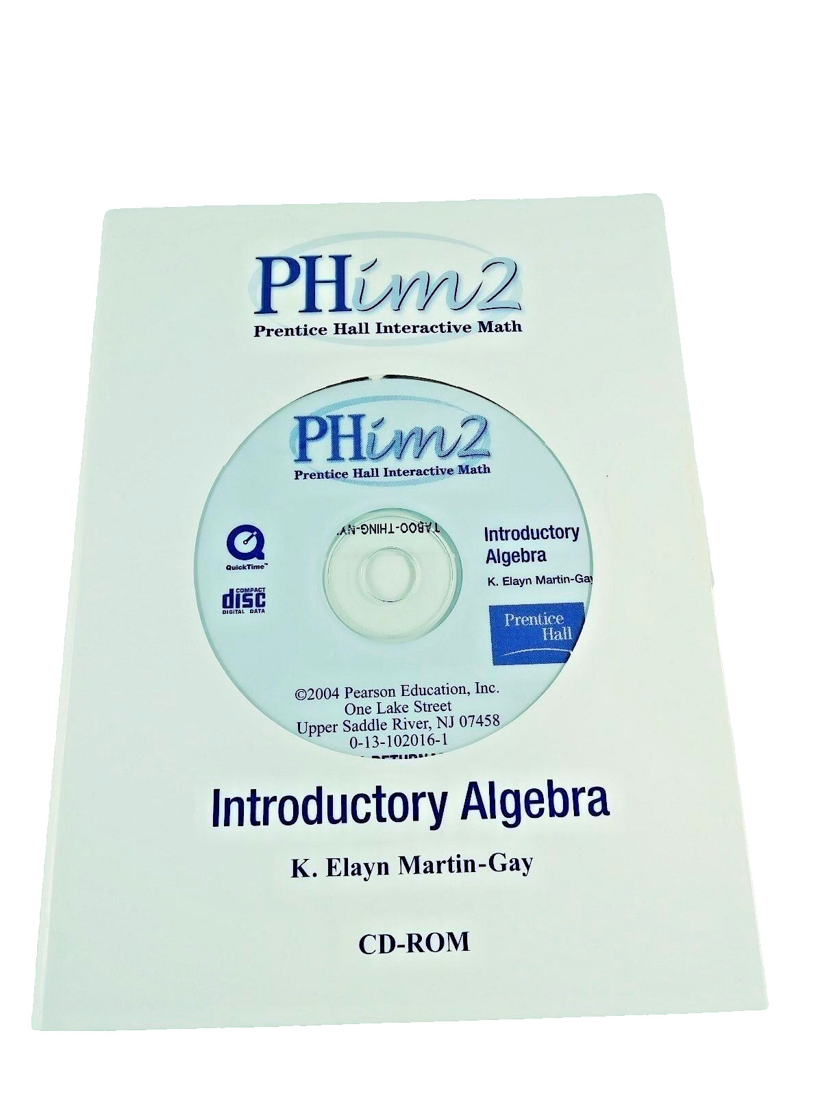 Prentice Hall Interactive Math 2 Introductory Algebra Quantity Pack 2003