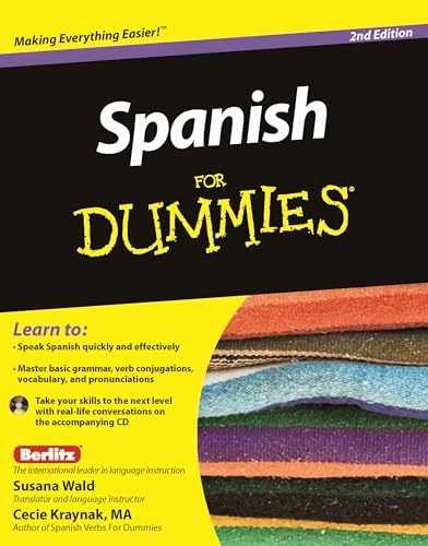 Spanish For Dummies (For – Paperback, by Wald Susana; Kraynak – Acceptable