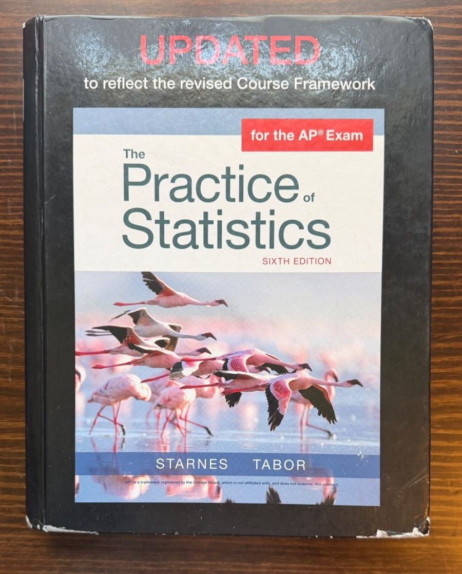 AP Statistics The Practice of Statistics 6th Ed. Updated Starnes Tabor EUC