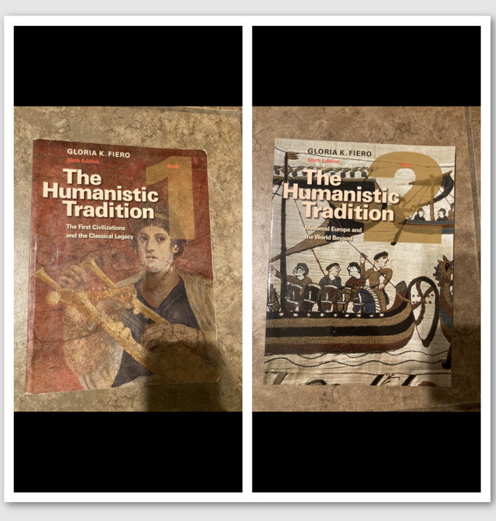 Humanistic Tradition Book 1&2: Gloria K. Fiero Sixth Edition Paperback Good