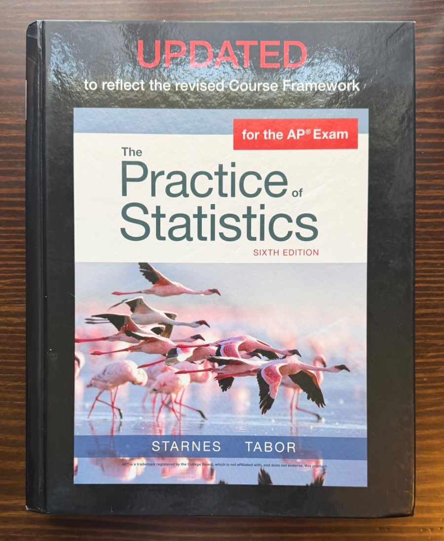 AP Statistics The Practice of Statistics 6th Ed. Updated Starnes Tabor Like New